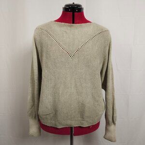 Charlie B: Oversized Light Tan Ombre Sweater - Made in Italy